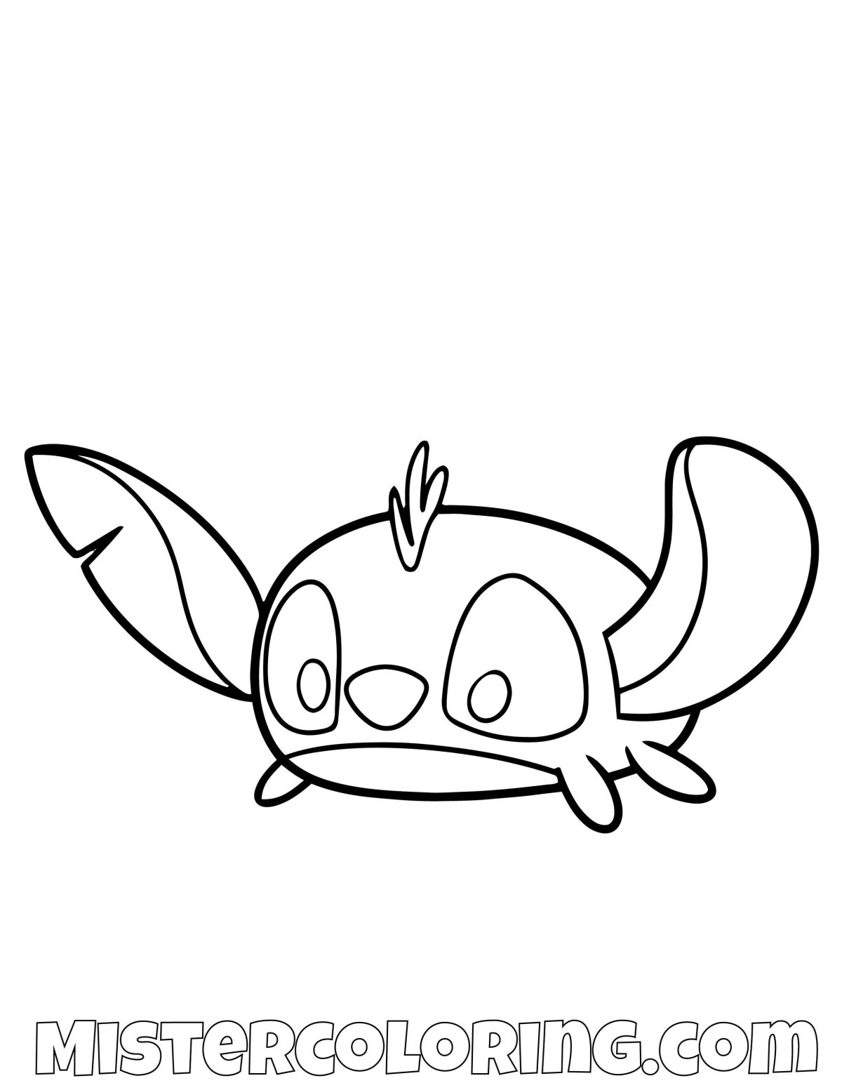 Раскраски Tsum Tsum Стич