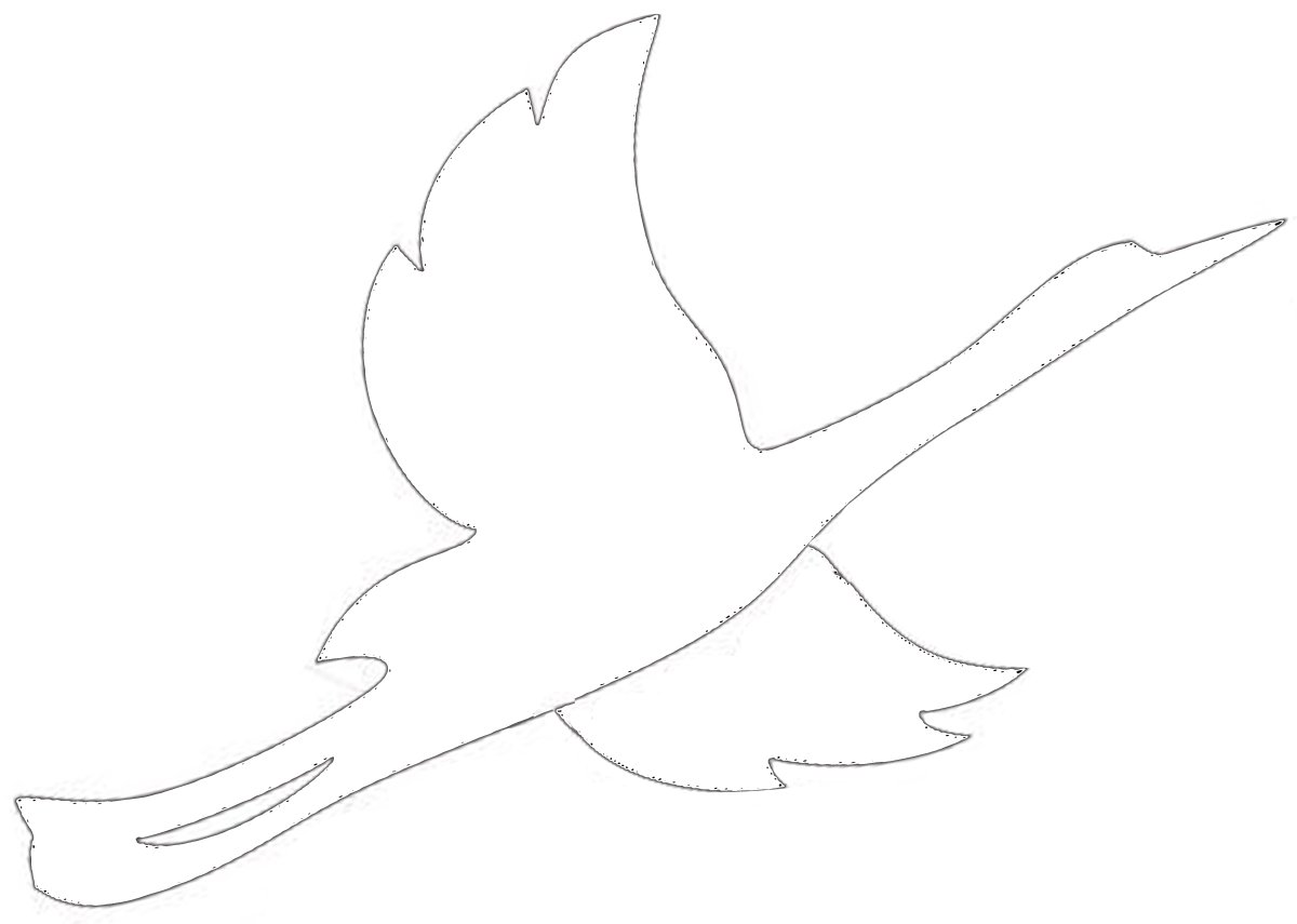 Журавли для украшения окон