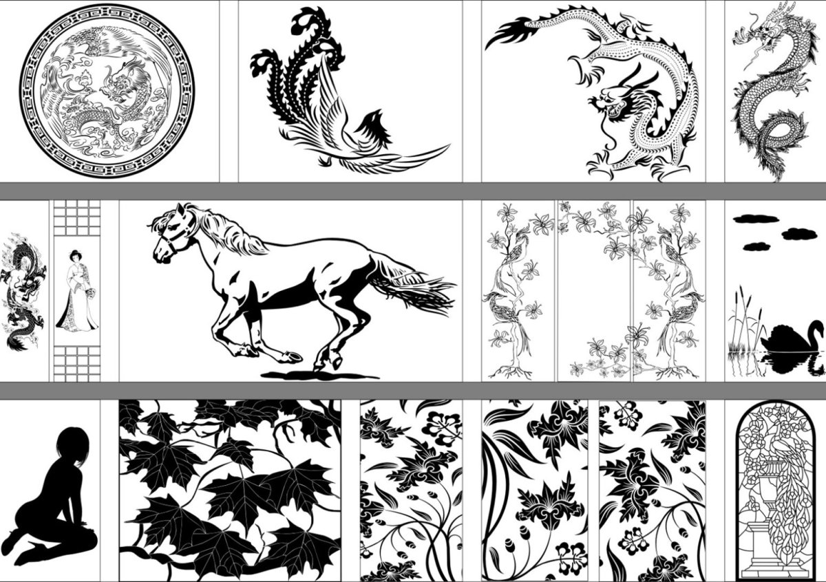 Трафареты для травления на металле