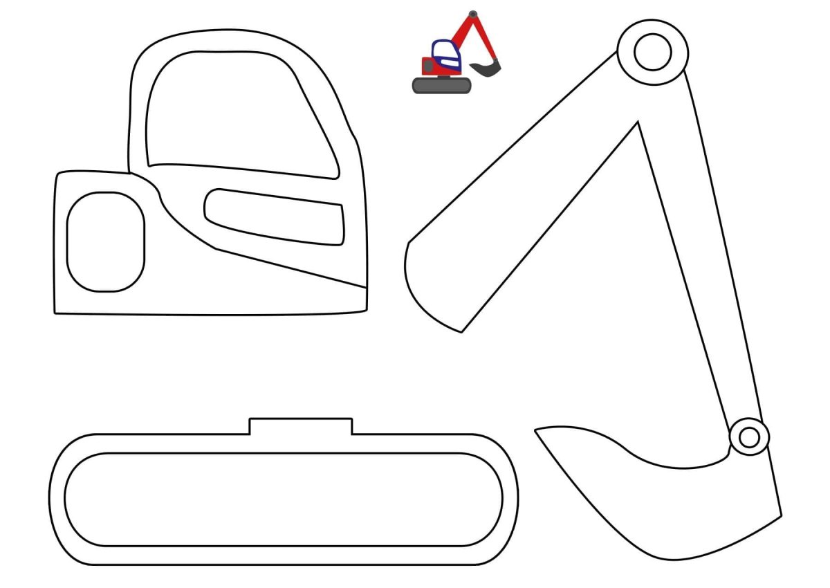 Самолетик трафарет