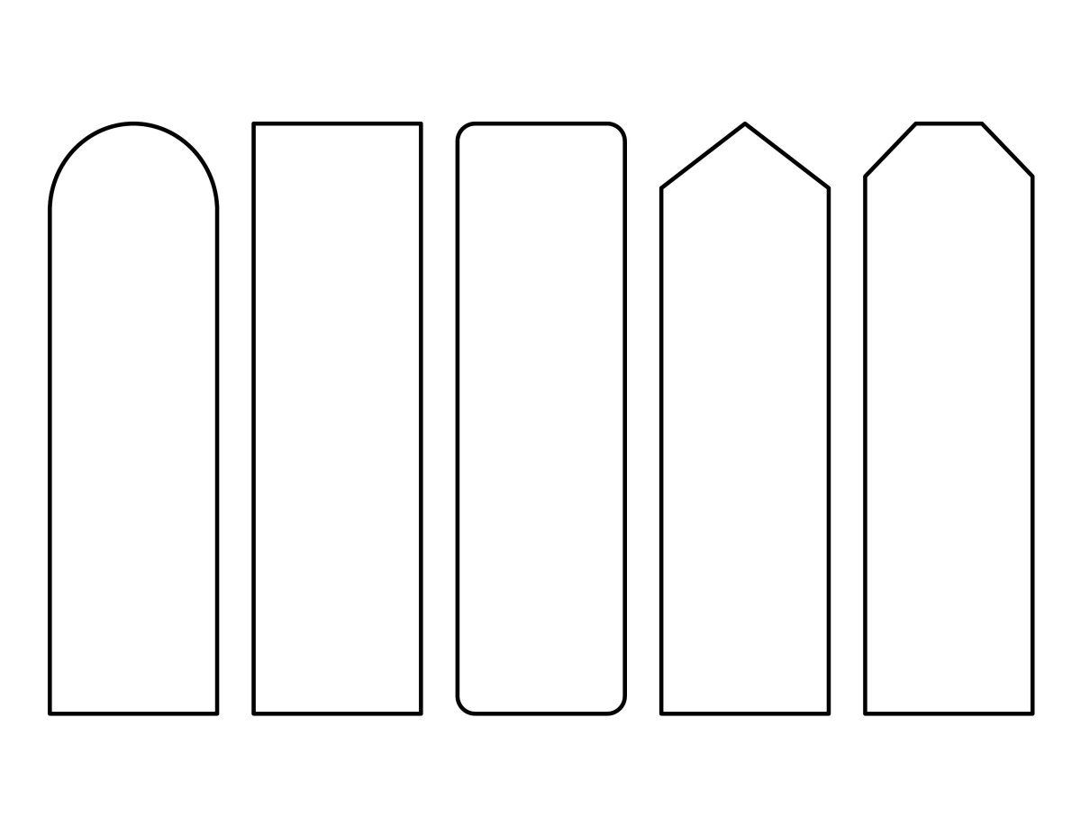 Трафареты закладок