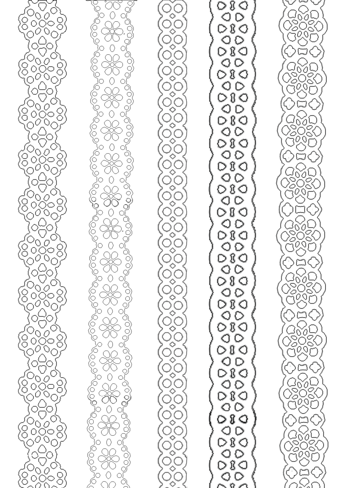 Кружево для вырезания