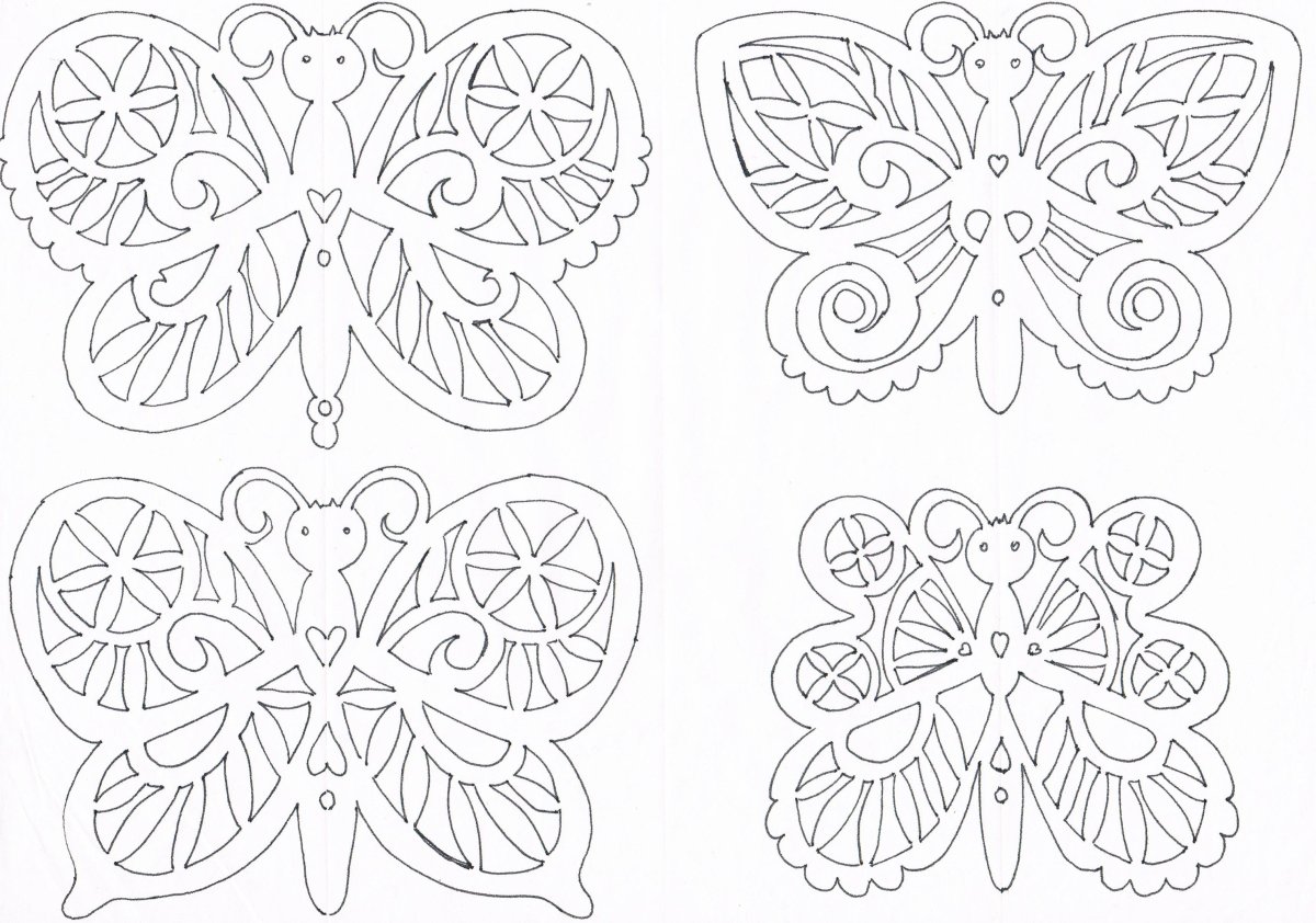 Трафарет ажурный