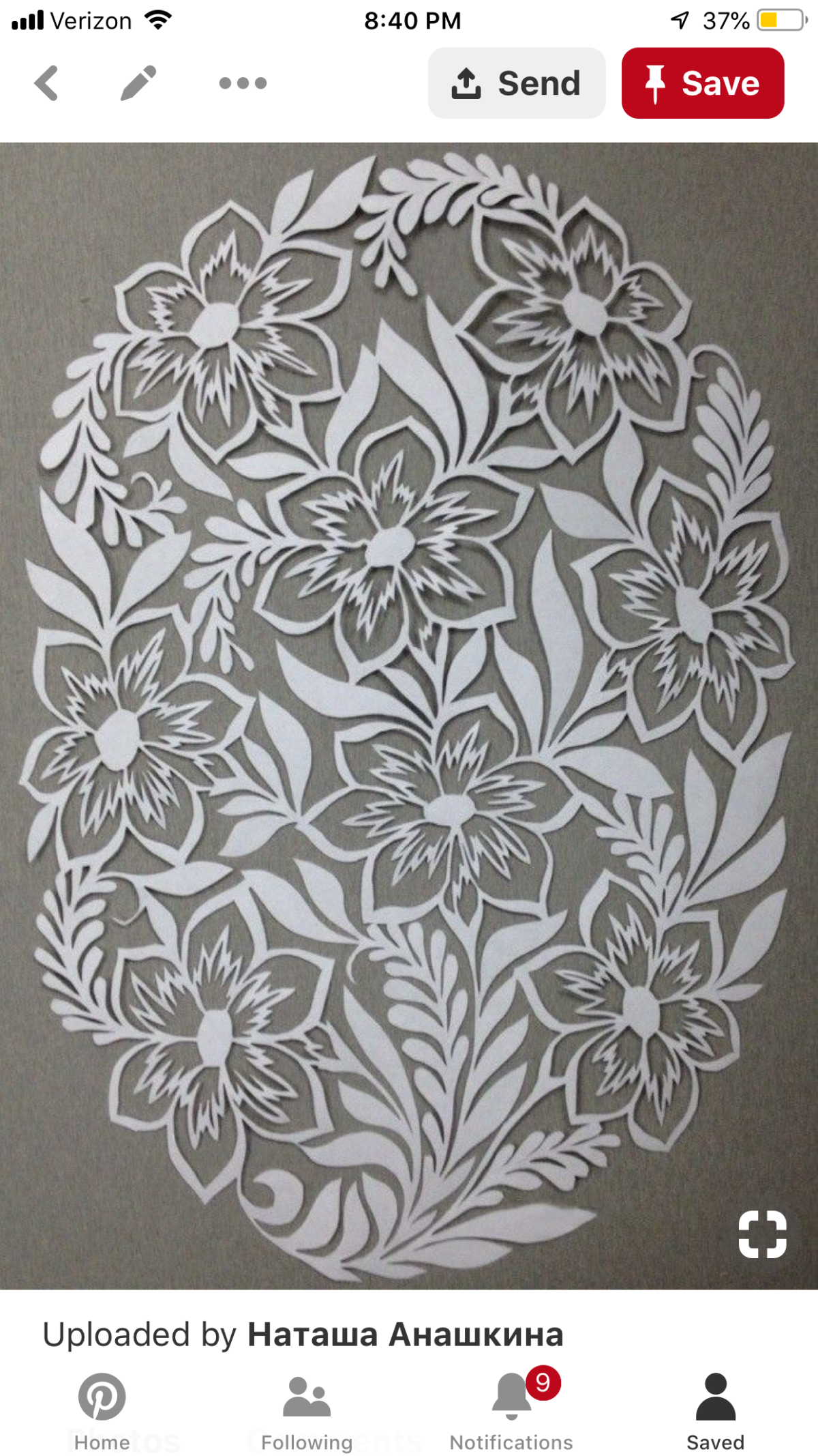 Трафарет кружева для стен