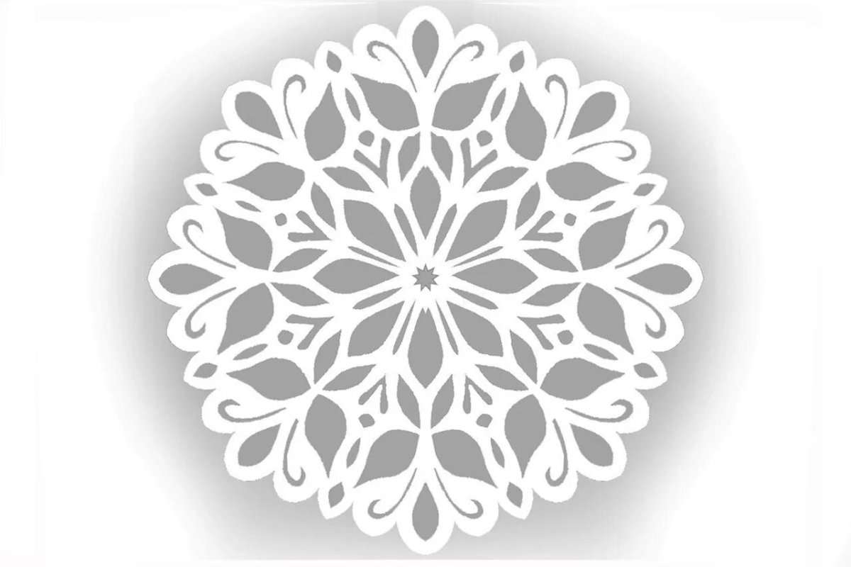 Ажурные снежинки