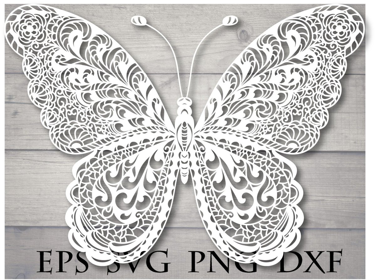 Ажурные бабочки для вырезания