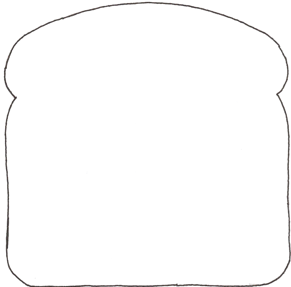 Кусок хлеба из фетра