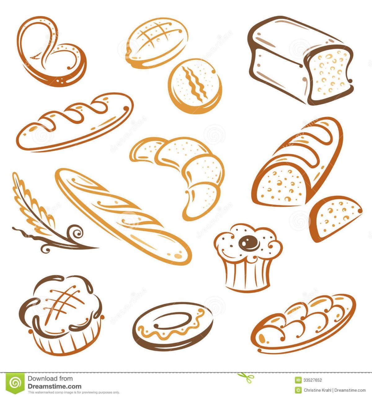 Выпечка рисунок