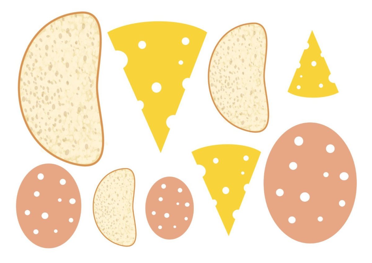 Пицца для вырезания