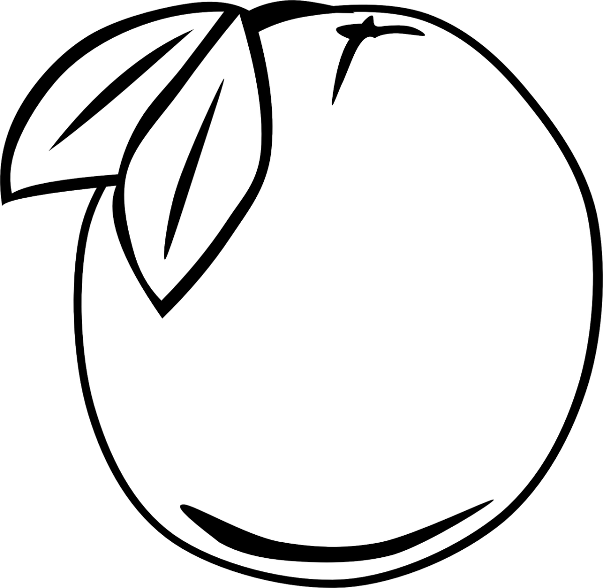 Трафарет фрукты