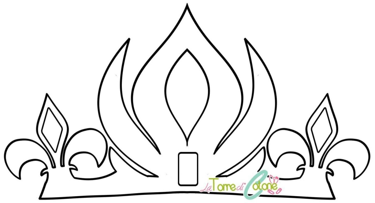 Трафарет для украшения на голову