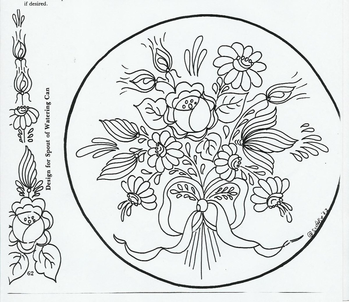 Круглые трафареты для росписи
