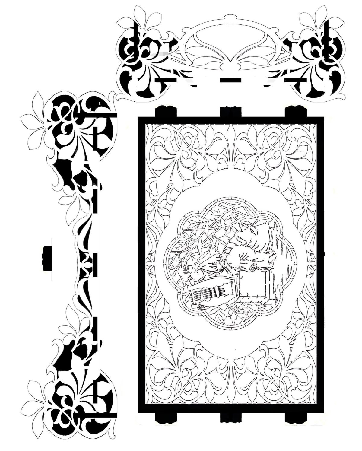 Трафареты для художественного выпиливания