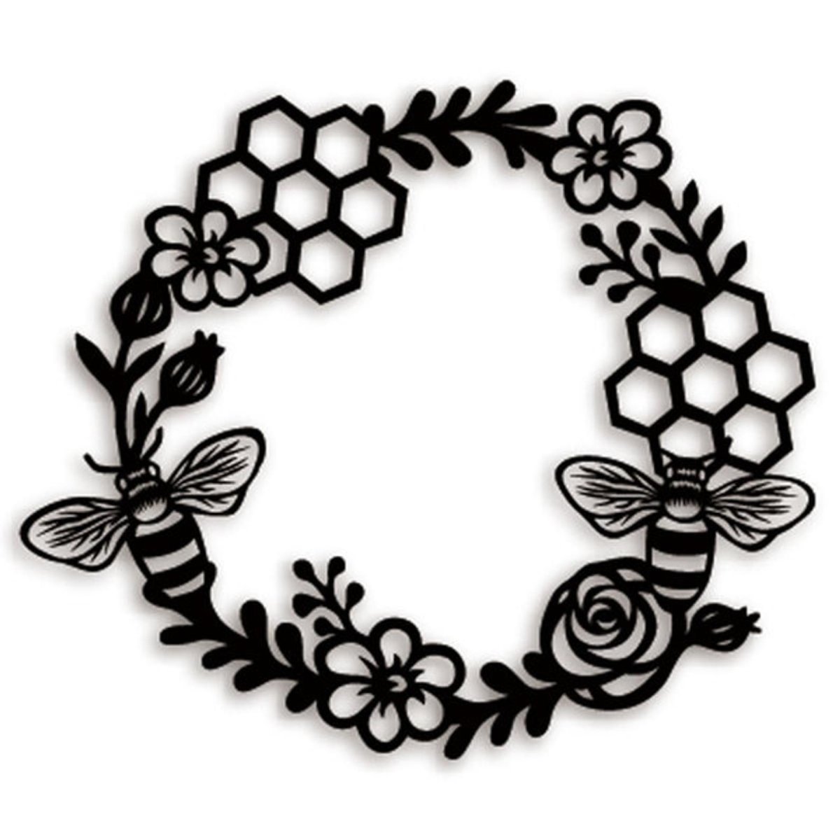 Кружевной венок