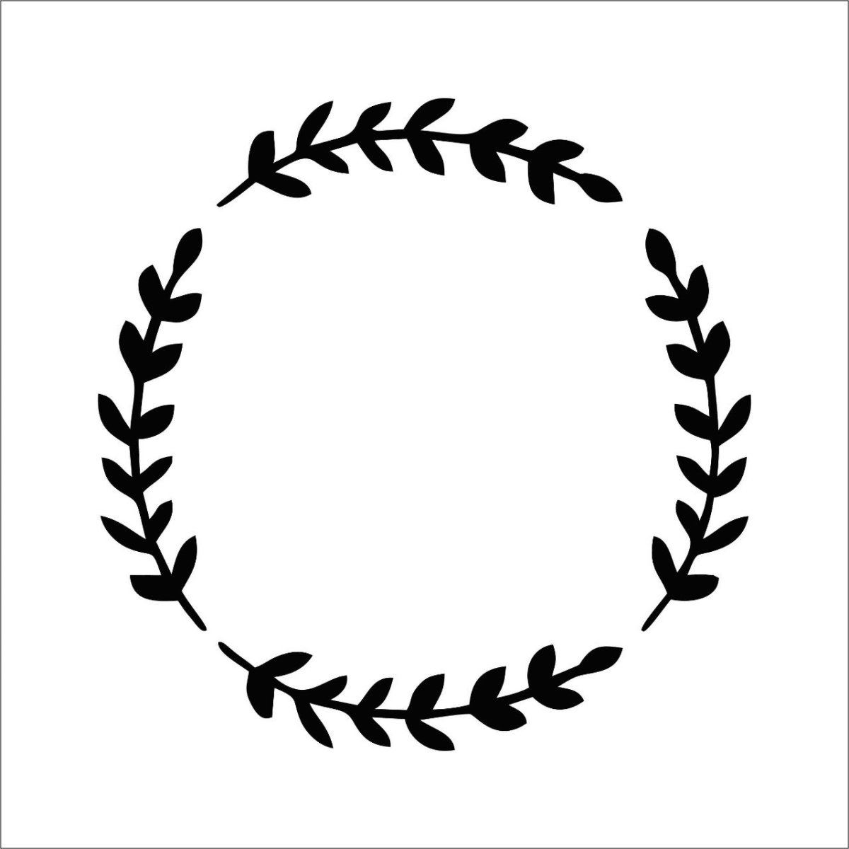 Ветки по кругу вектор