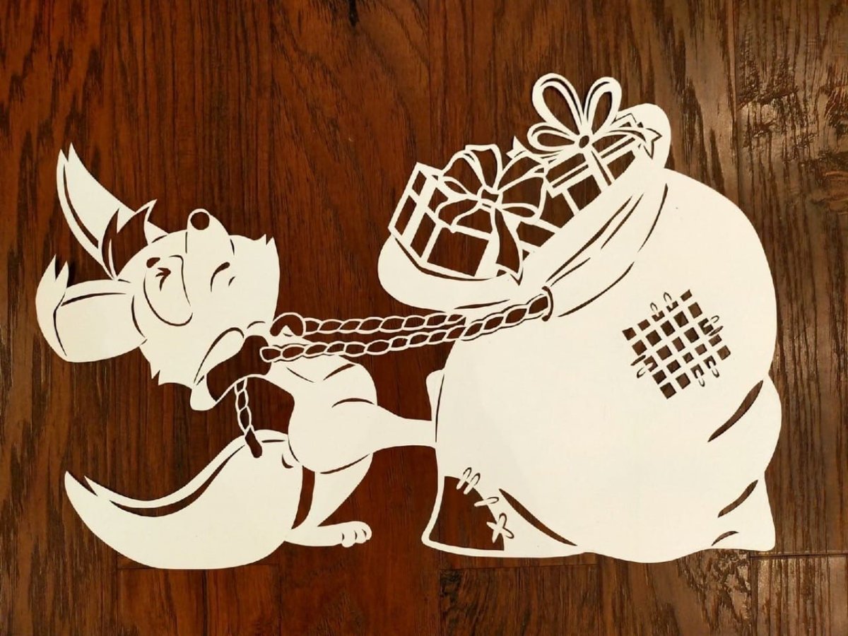 Вытынанка сказка