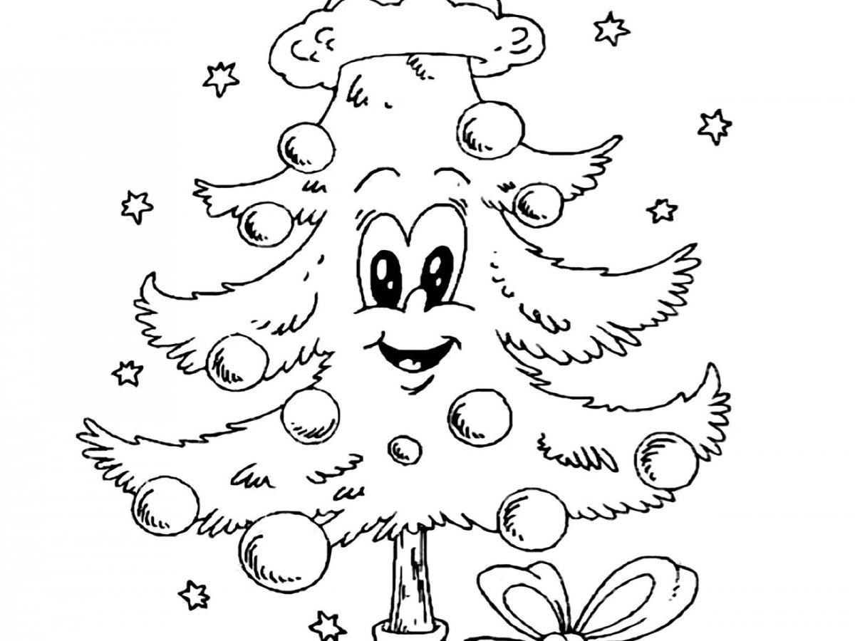 Рисунки на новый год для срисовки