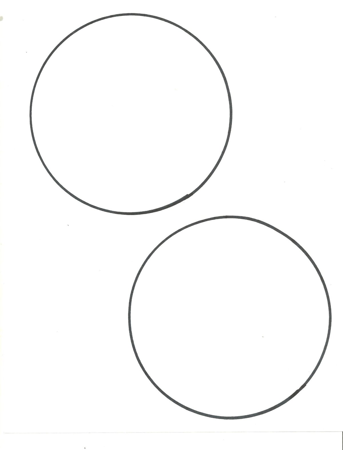 Трафарет круги