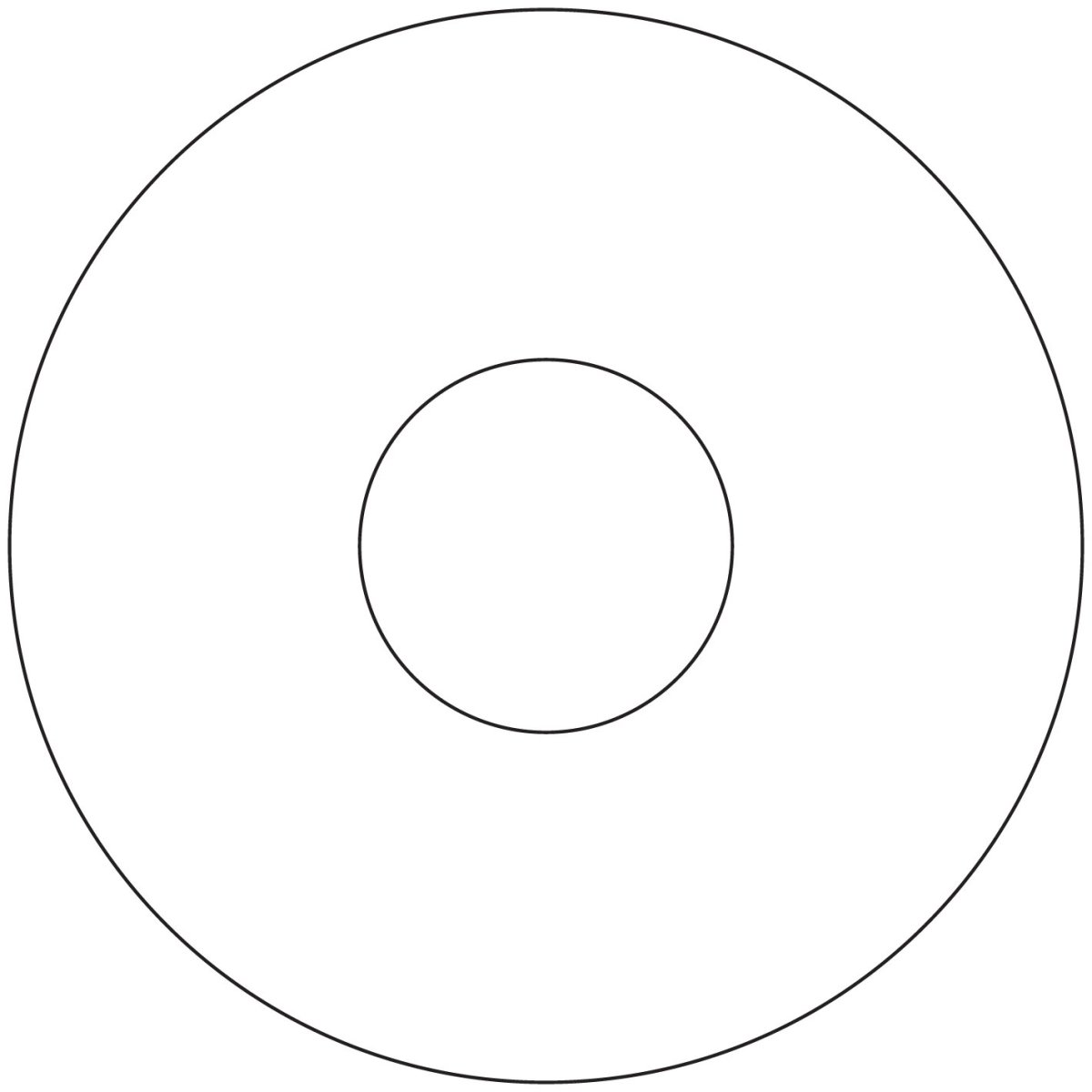 Трафарет круги