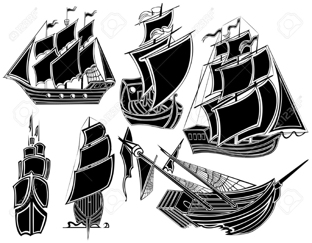 Корабль черная Жемчужина логотип