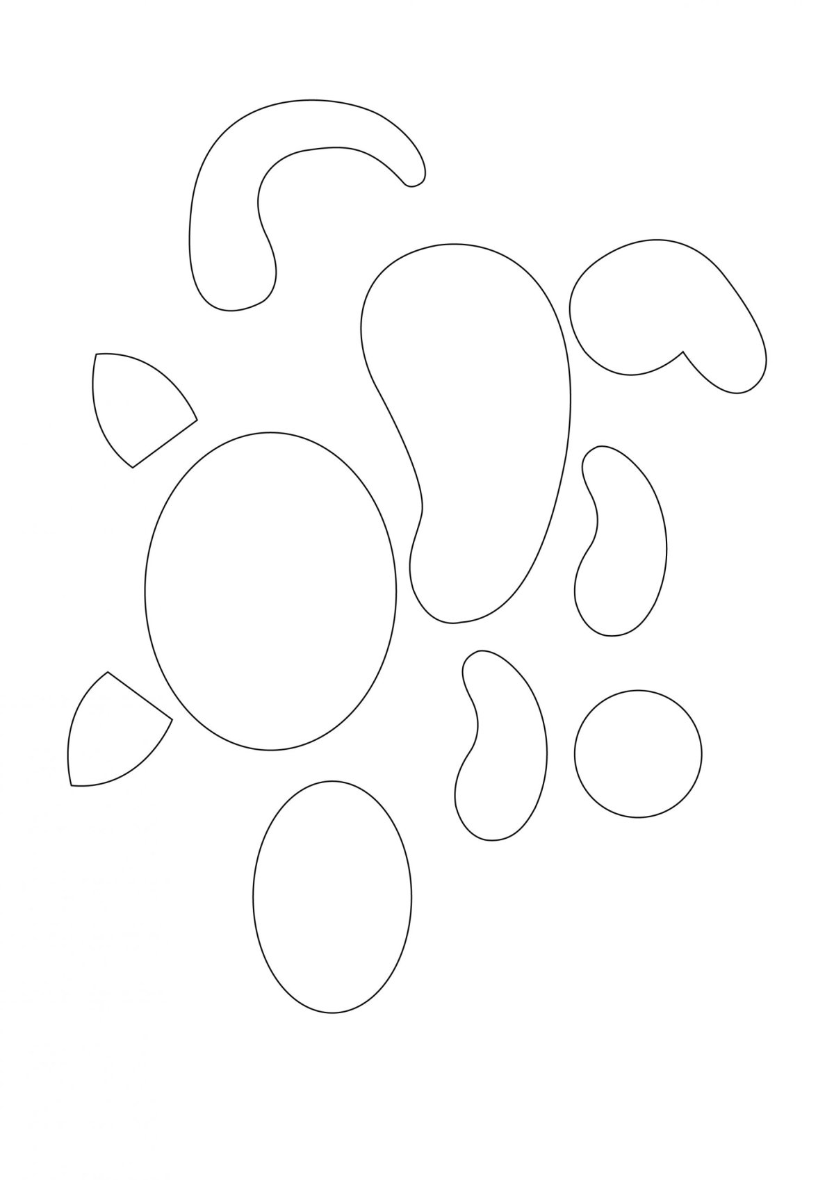 Трафареты для объемной аппликации