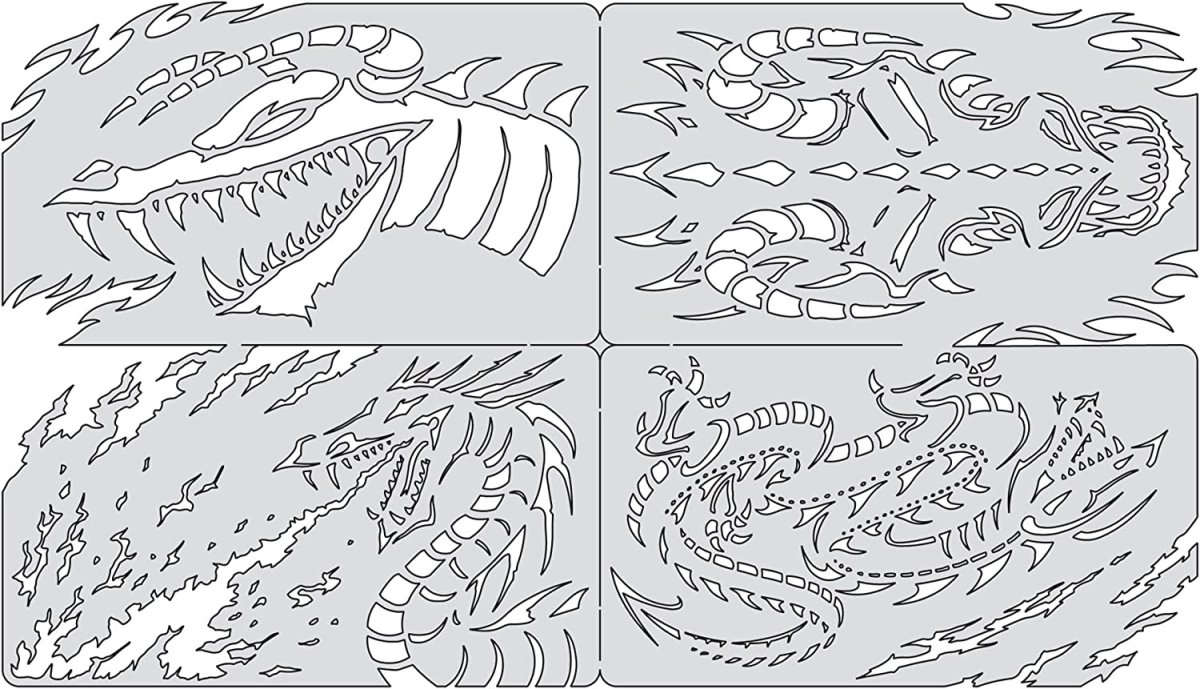 Трафареты для аэрографии