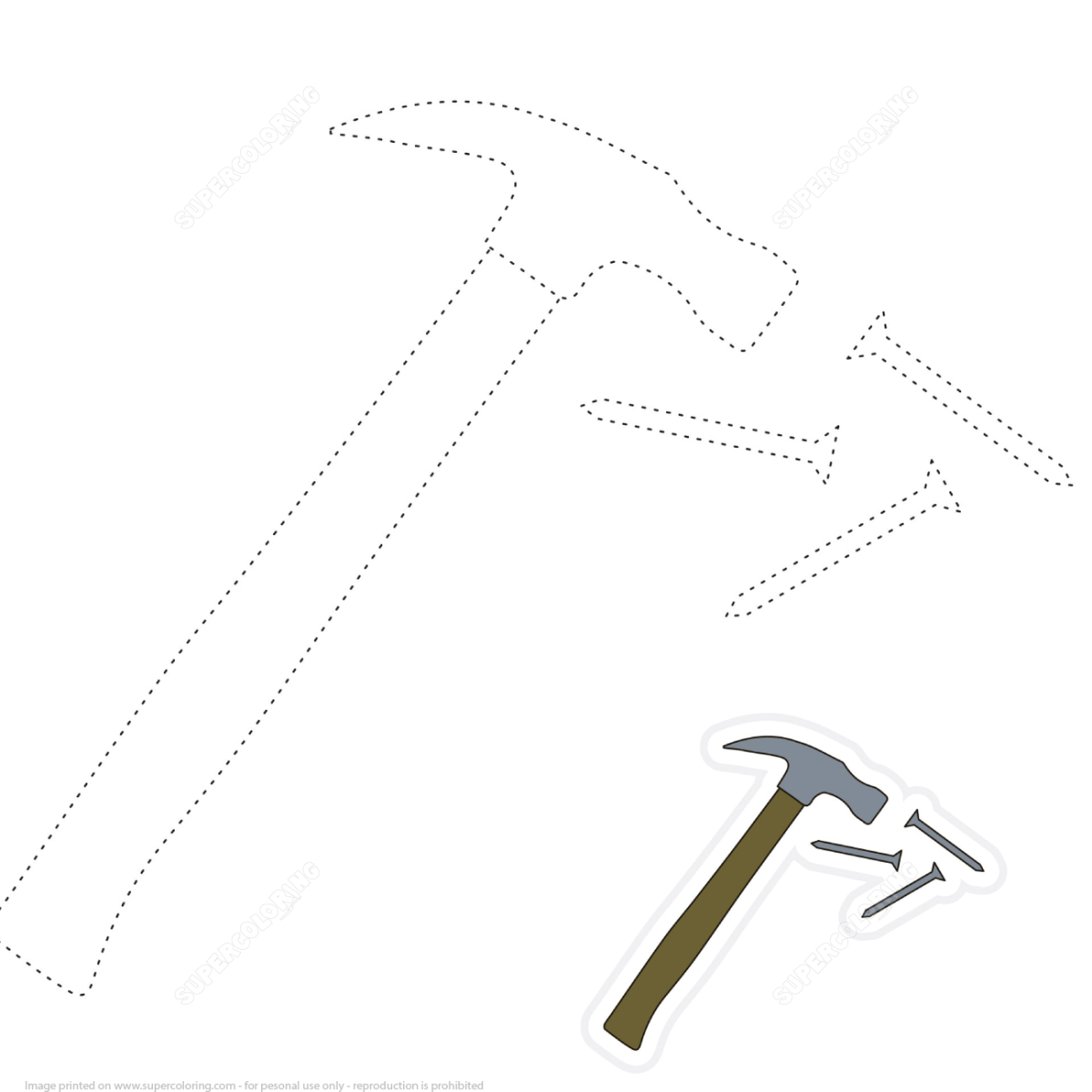 Скрещенные молотки