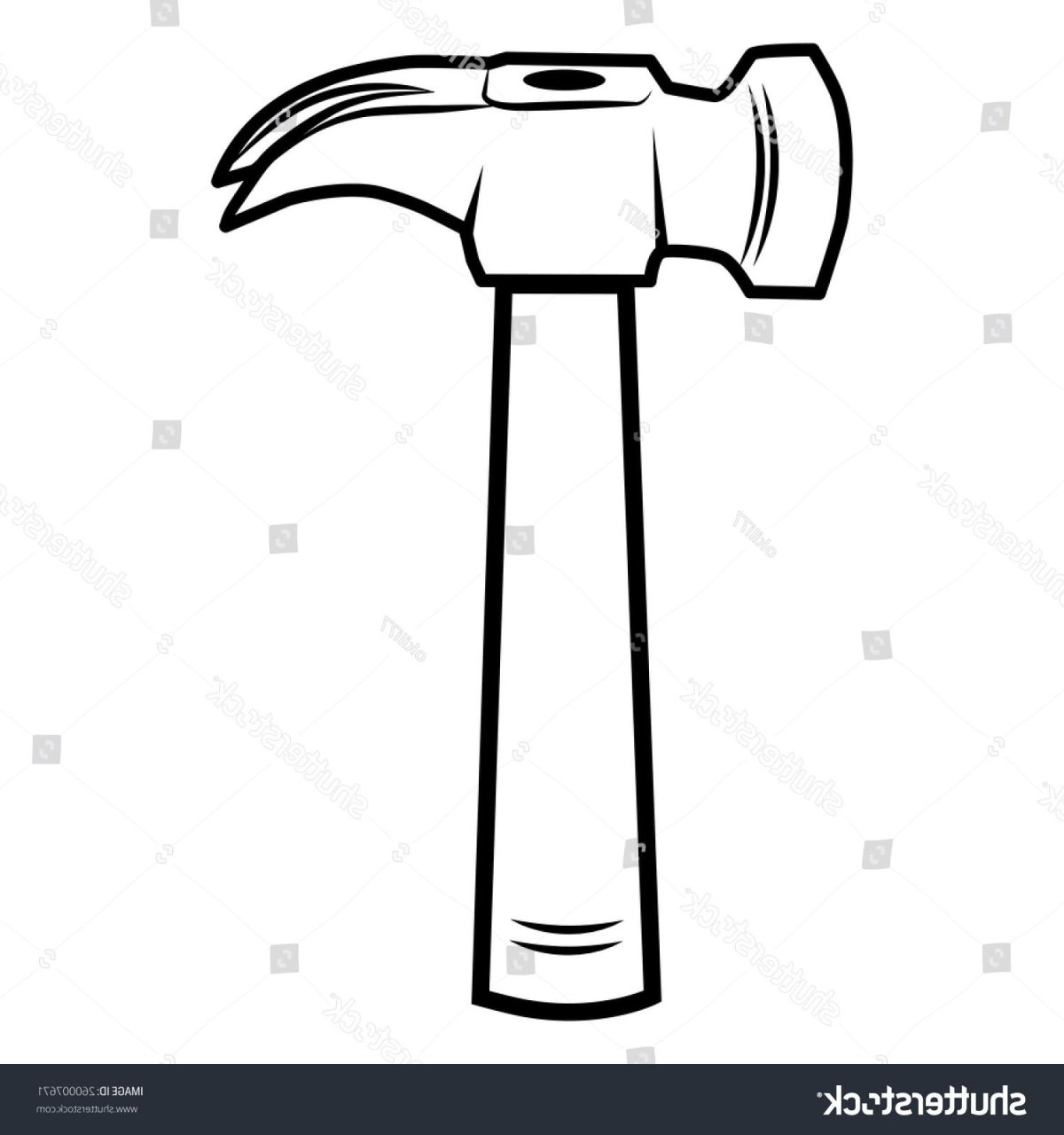 Молоток эскиз