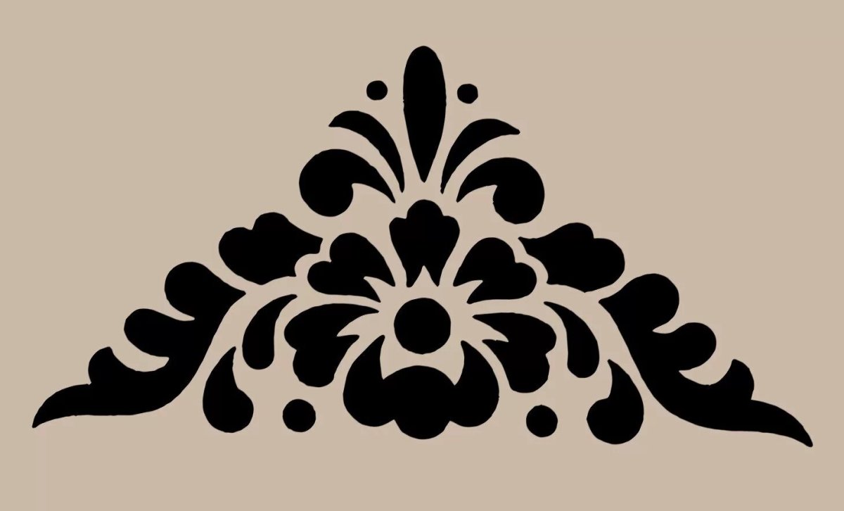 Трафареты узоров для декора