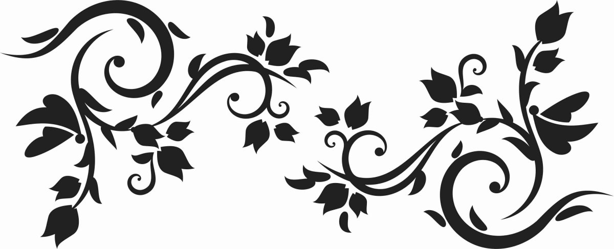 Трафареты узоров для декора