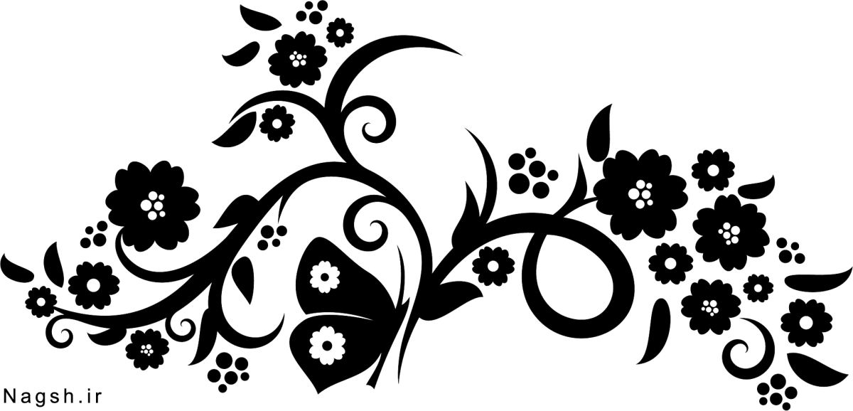 Цветочный узор трафарет