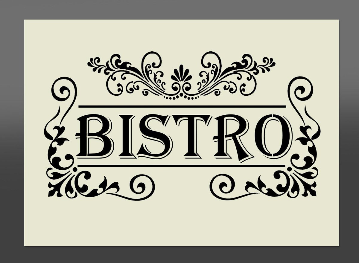 Трафареты надписи для декора