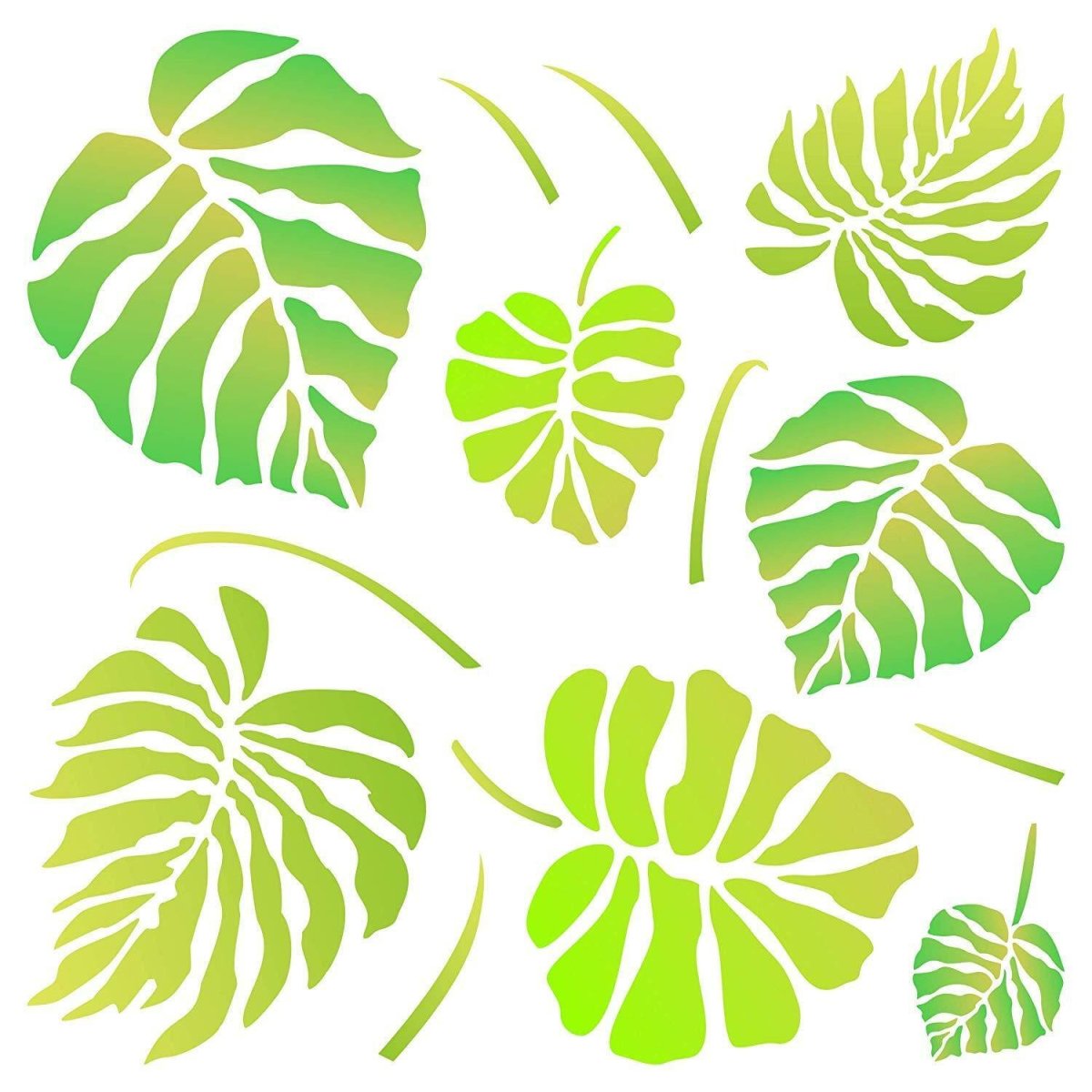 Monstera Leaf контур