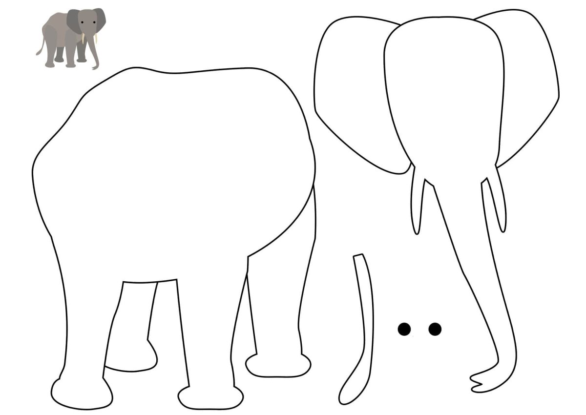 Трафарет собаки для рисования