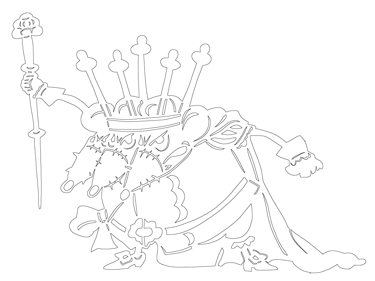 Вытынанка мышиный Король