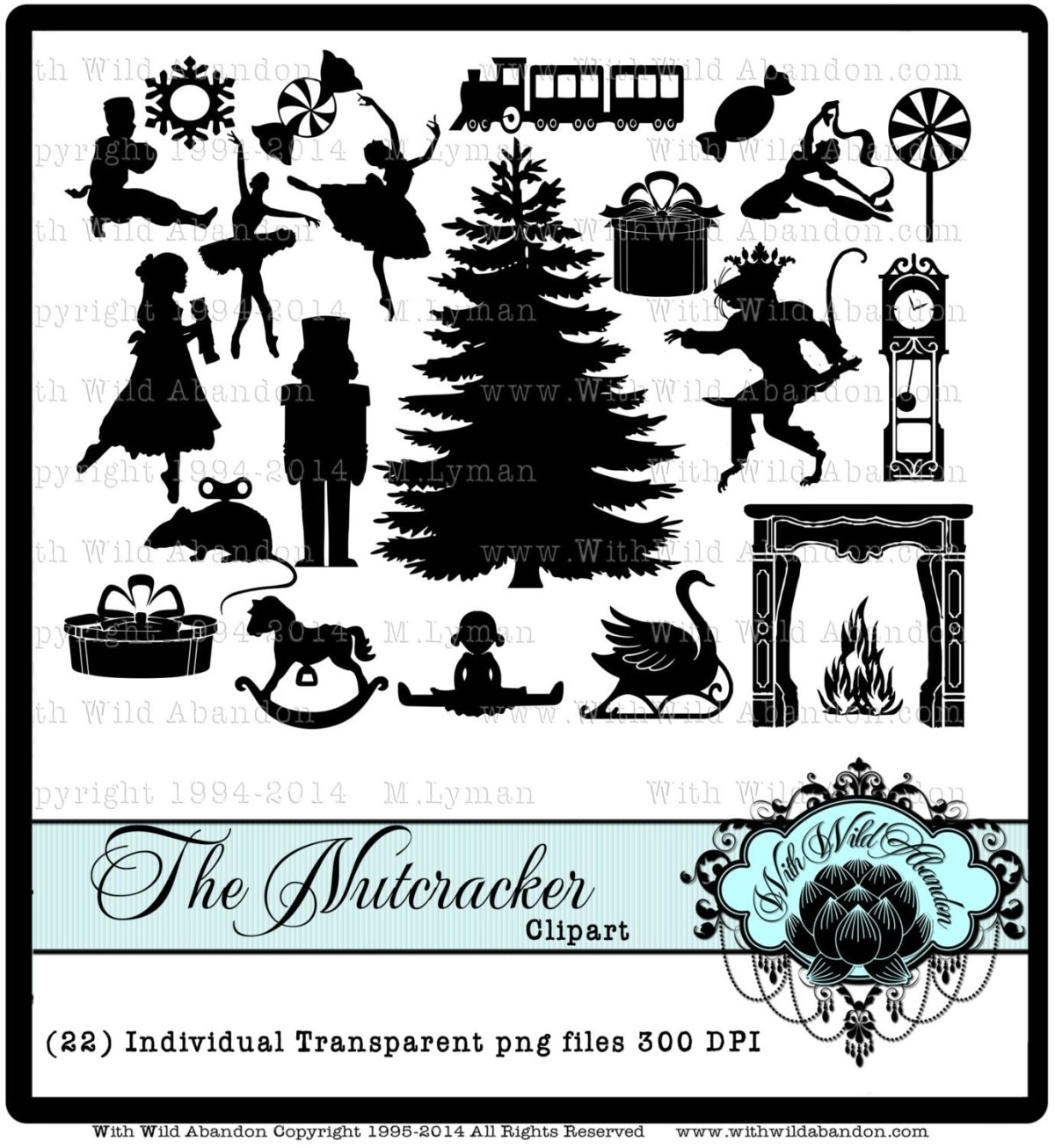 Щелкунчик силуэт