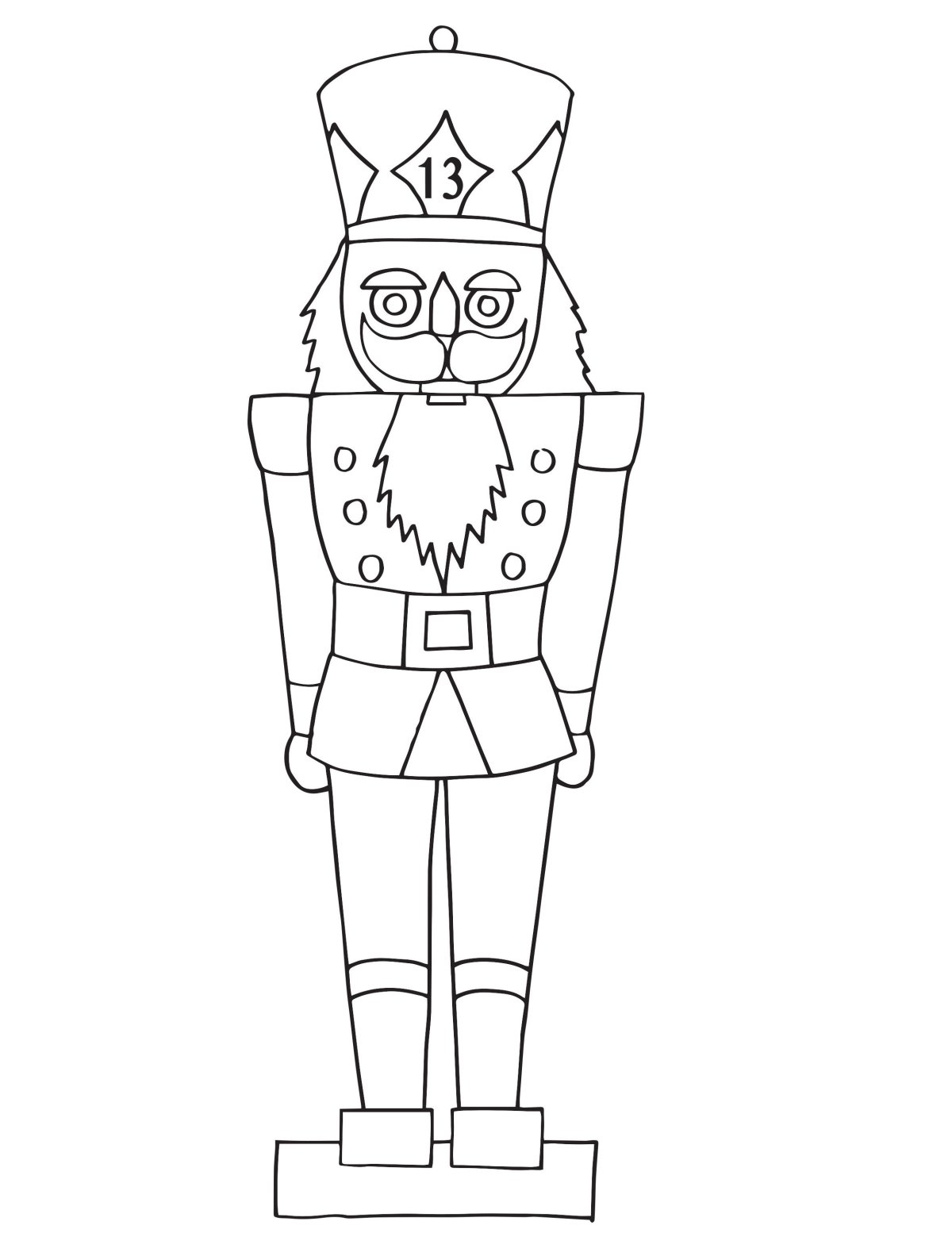 Щелкунчик рисунок карандашом