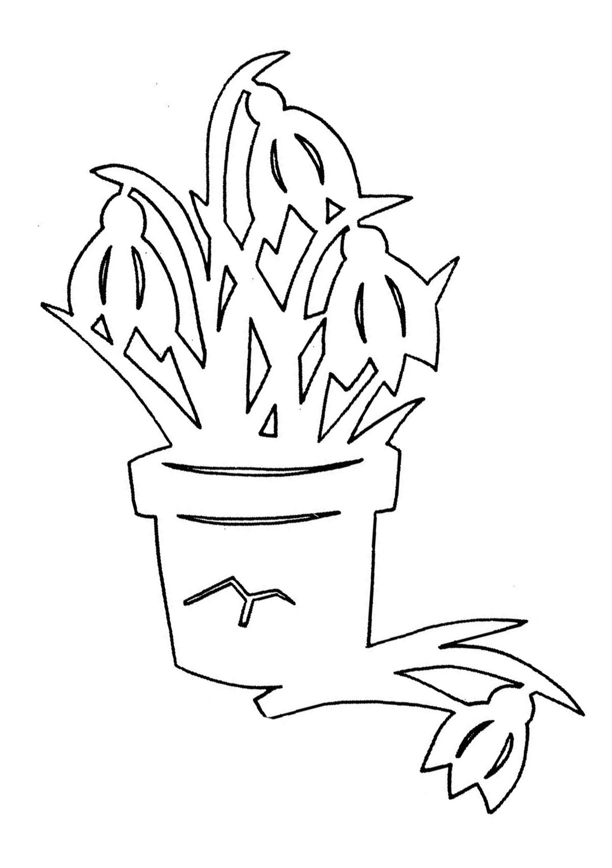 Весенние вытынанки на окна