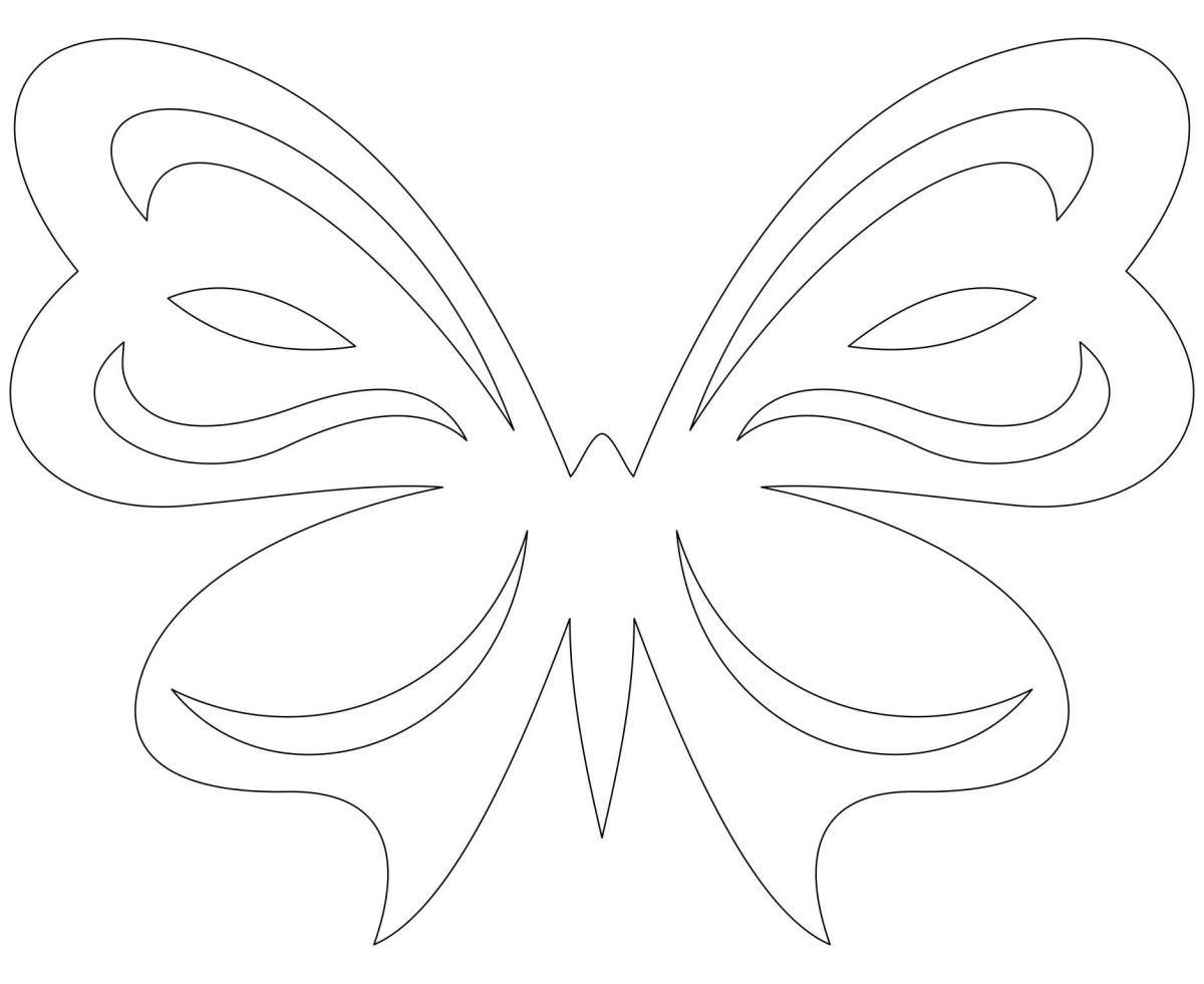 Бабочки на окно трафарет