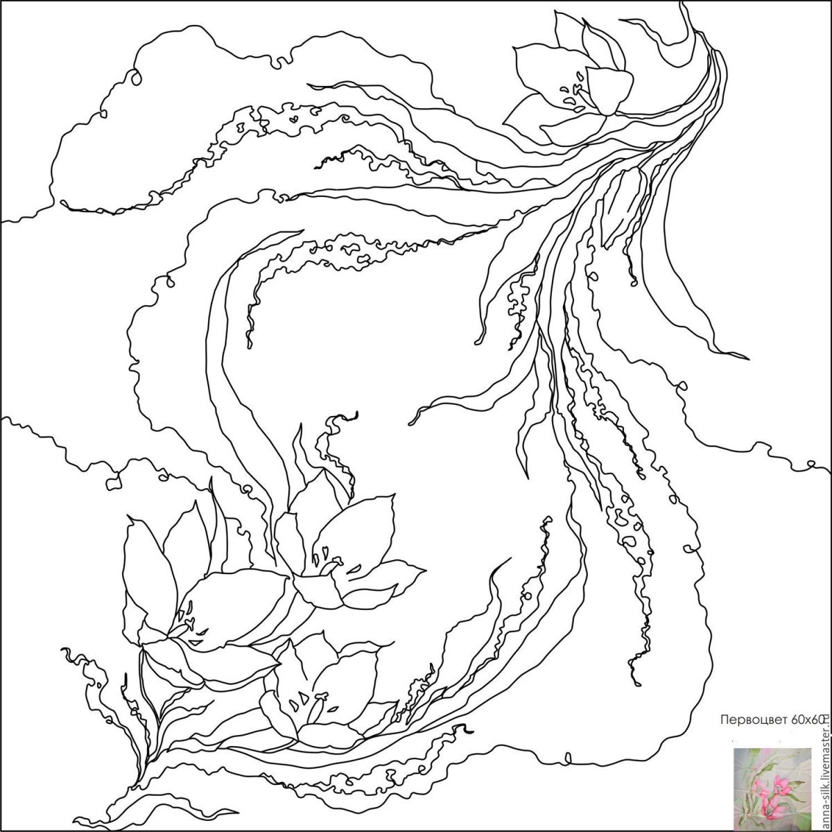 Батик эскизы