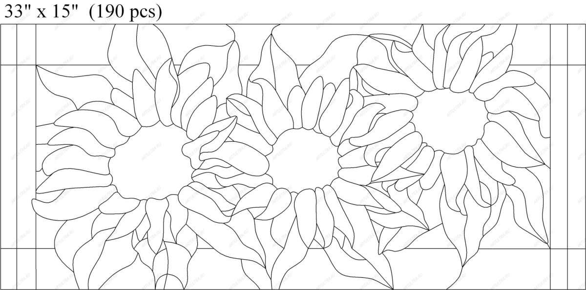 Подсолнух техника кинусайга