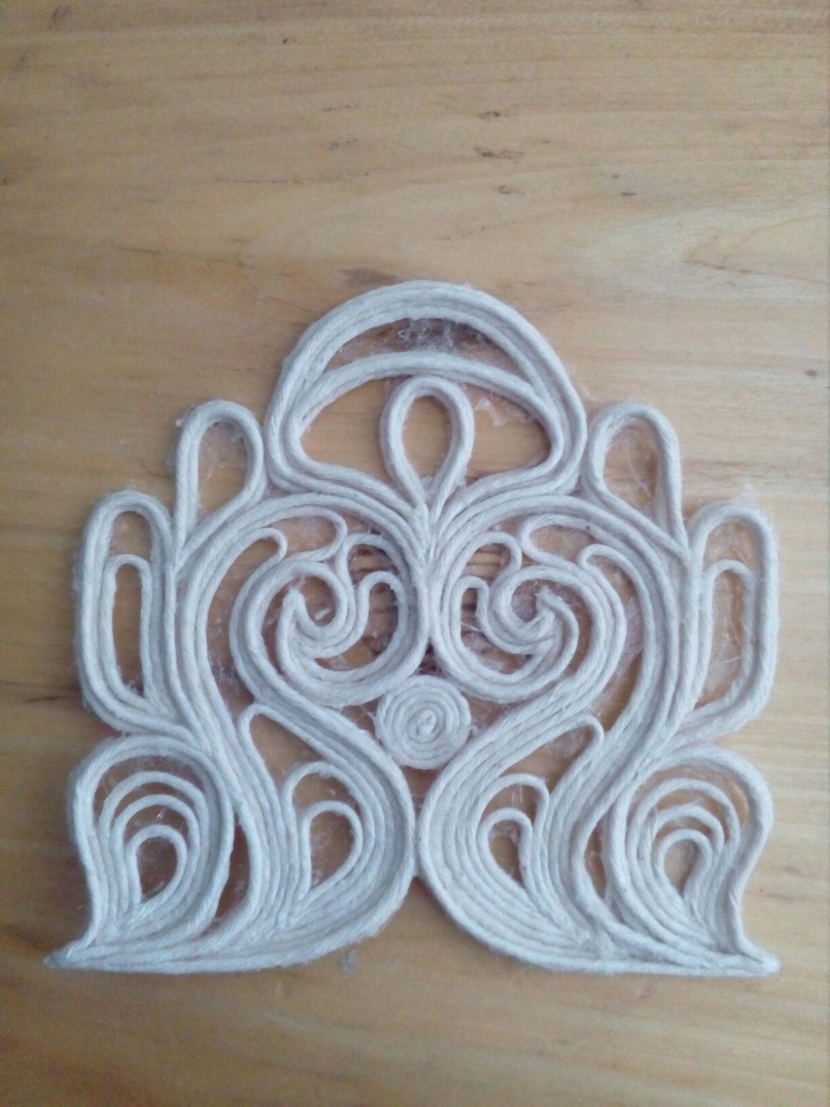 Орнамент из джута