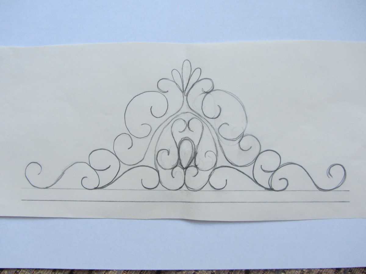 Трафарет короны для торта из шоколада