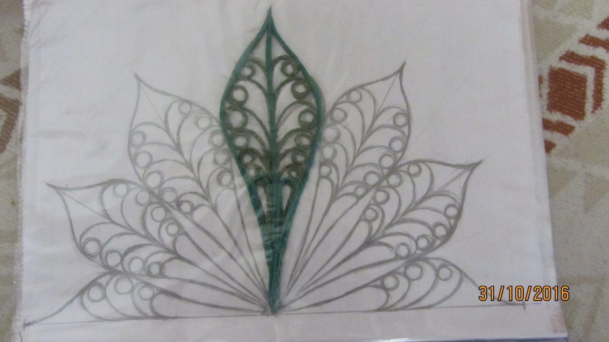 Узоры салфетницы для джутовой филиграни