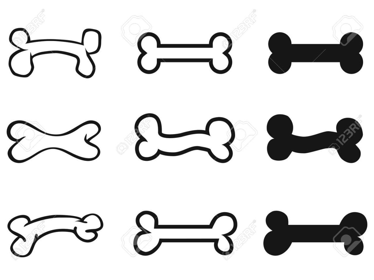 Косточка мультяшная