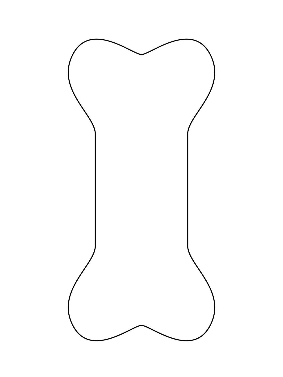 Косточка для собак белая