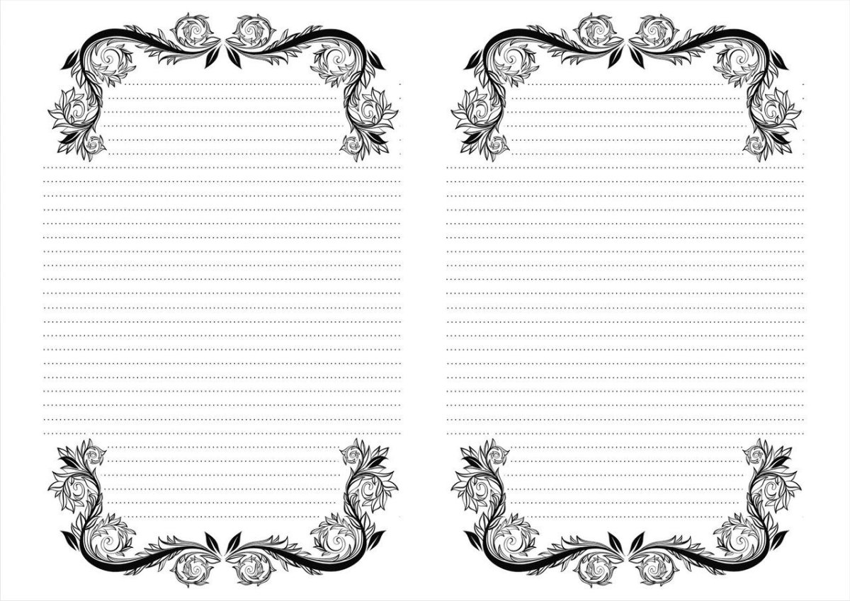 Рамка блокнот