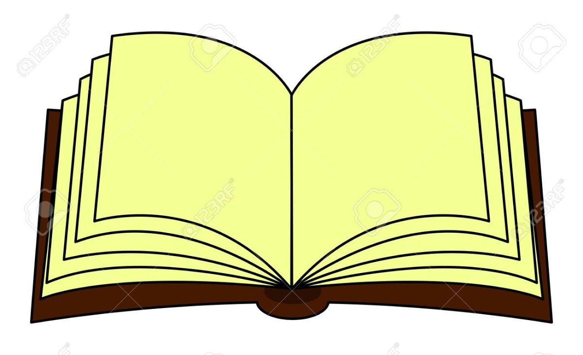 Макет раскрытой книги