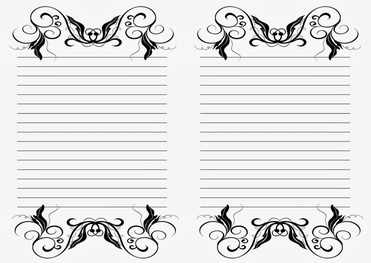 Красивое оформление листа