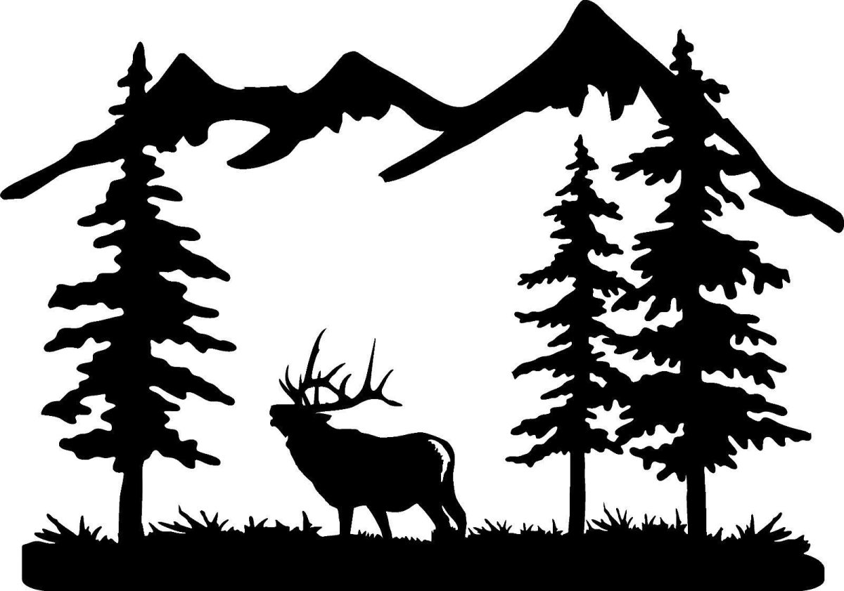 Силуэты природы и животных